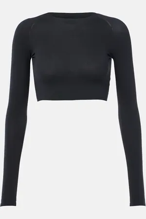 Alaïa Alaïa Cropped-Top aus Jersey