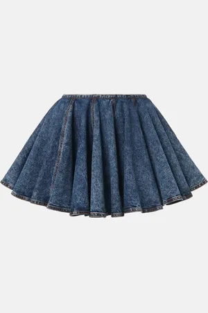 Alaïa Alaïa Minirock aus Denim