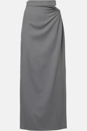 Max Mara Maxirock aus Wolle, Mohair und Seide