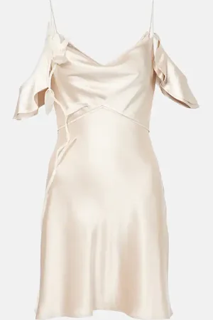 Self-Portrait Minikleid aus Satin