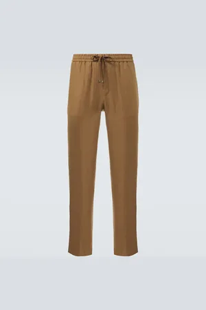 Moncler Hose aus Leinen-Twill