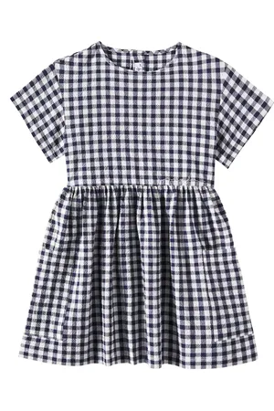 Il gufo Kleid aus Baumwolle