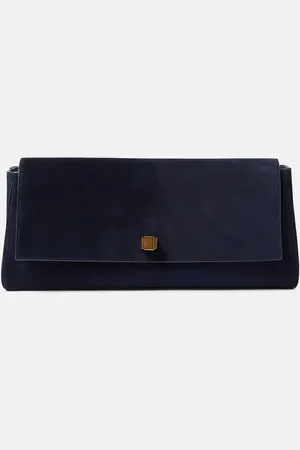 Khaite Clutch Audrey aus Veloursleder