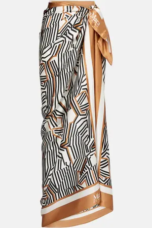 Max Mara Pareo Ottico aus Seide