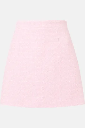 Patou Minirock aus Tweed