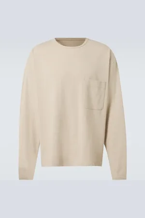 LEMAIRE Longsleeve aus Baumwolle und Leinen