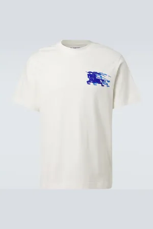 Burberry Bedrucktes T-Shirt aus Baumwolle
