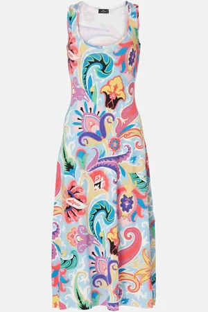 Etro Midikleid aus einem Seidengemisch