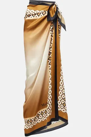 Max Mara Pareo Ottico aus Seide