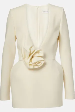 MAGDA BUTRYM Minikleid aus einem Wollgemisch