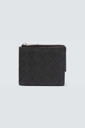 Bottega Veneta Portemonnaie Intrecciato aus Leder