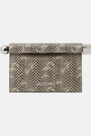 Jacquemus Clutch Rond Carré aus Leder