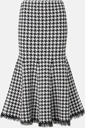 Alexander McQueen Midirock aus Jacquard