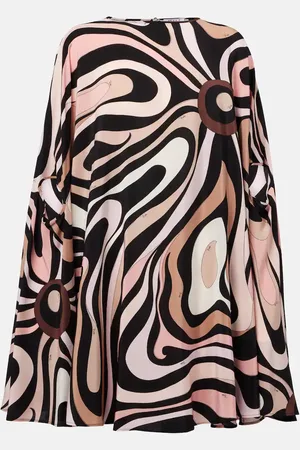 Puccini Minikleid Marmo aus Crêpe de Chine aus Seide