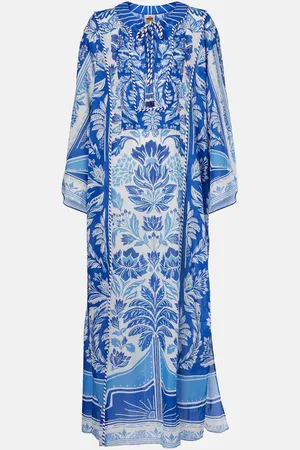 Farm Rio Kaftan Delicate Tapestry aus Baumwolle