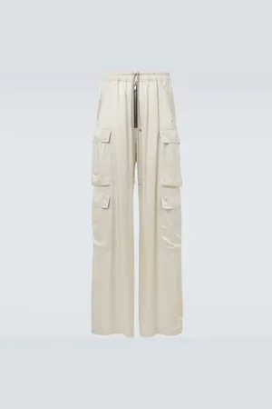 Rick Owens Cargohose Cargobelas aus Charmeuse
