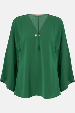 Max Mara Verzierte Bluse Umile aus Cady