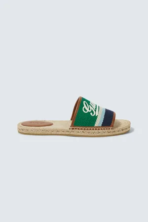 Gucci Pantoletten mit Leder