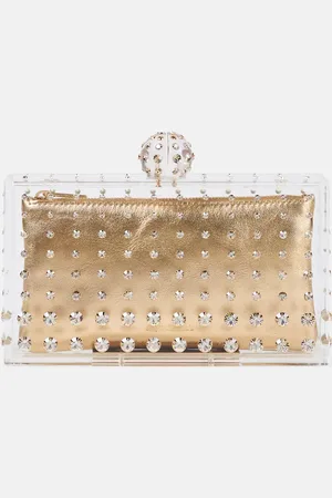 Aquazzura Verzierte Clutch Tequila