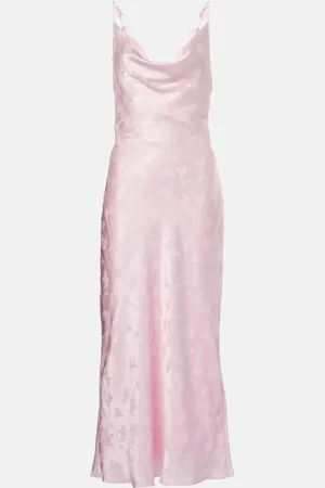 ROTATE Bridal Midikleid aus Seidensatin