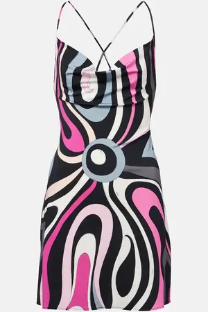 Puccini Slipdress Marmo aus Satin