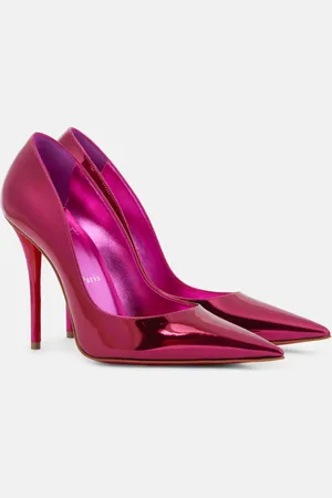 Christian Louboutin Pumps Miss Z 100 aus Metallic-Leder