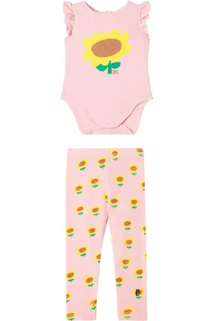 Bobo Choses Baby Set Sunflower aus Body und Leggings
