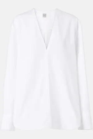 Totême Bluse aus Baumwollpopeline