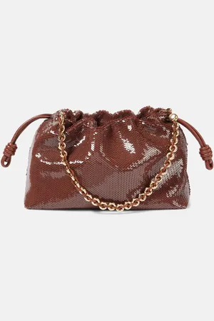 Loewe Clutch Flamenco Medium mit Pailletten
