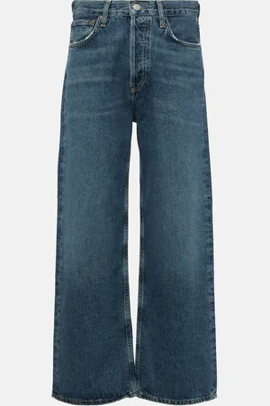 AGOLDE Gerade High-Rise Cropped Jeans Ren