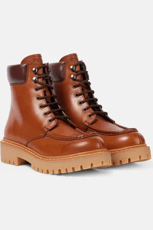 Prada Schnürstiefel aus Leder