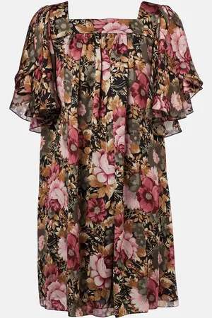 Chloé Chloé Minikleid aus Seidenchiffon