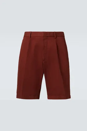 Ermenegildo Zegna Bermuda-Shorts aus Baumwolle und Leinen