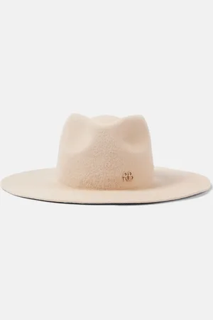 Ruslan Baginskiy Verzierter Fedora-Hut aus Shearling