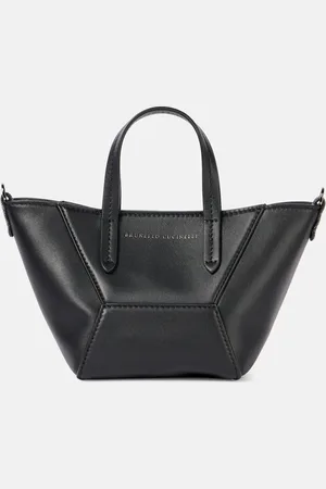 Brunello Cucinelli Tote BC Duo Mini aus Leder