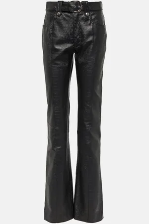 Alessandra Rich Hose aus Leder