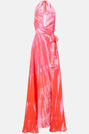 ANNA KOSTUROVA Wickelkleid aus Seide