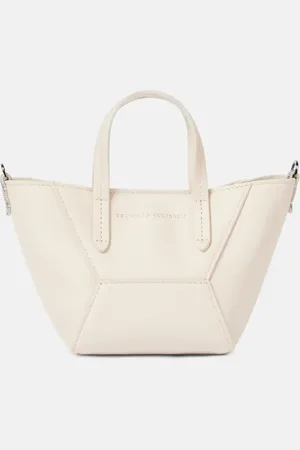 Brunello Cucinelli Tote BC Duo Mini aus Leder