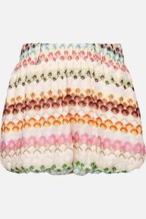 Missoni Minirock aus Häkelstrick