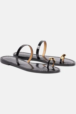 AMANU Verzierte Sandalen Kibera aus Leder