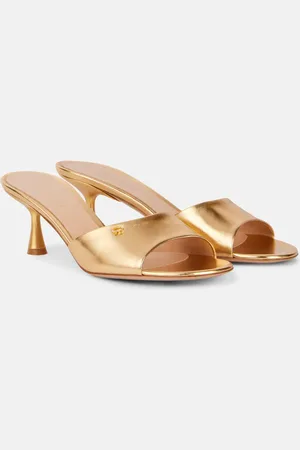 Gianvito Rossi Pantoletten Ascent 55 aus Leder