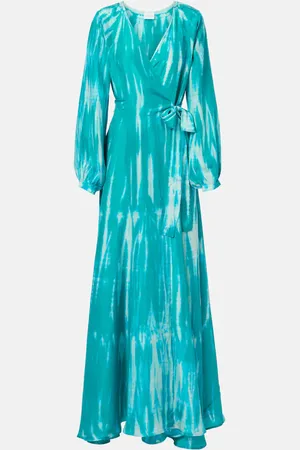 ANNA KOSTUROVA Wickelkleid aus Seide