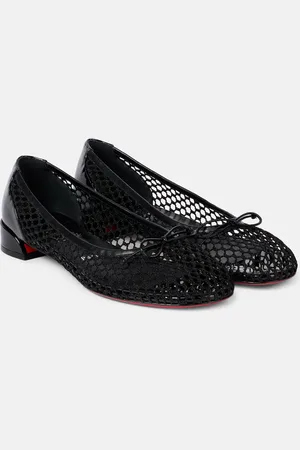 Christian Louboutin Ballerinas Sweetie Jane aus Baumwolle und Leder