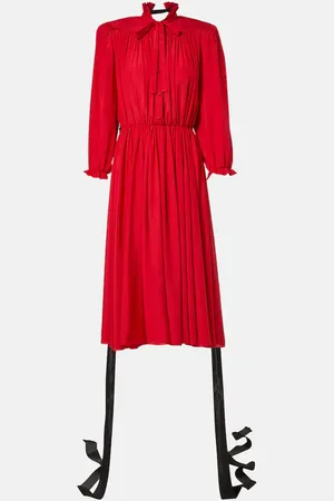 Balenciaga Midikleid aus Seide