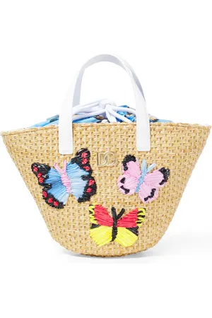 Dolce & Gabbana Bestickte Tasche mit Leder