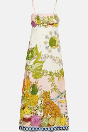 ALÉMAIS Alémais Bedrucktes Maxikleid Hazel