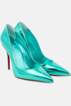 Christian Louboutin Pumps Miss Z 100 aus Metallic-Leder