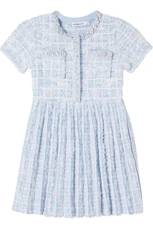 Self-Portrait Verziertes Kleid aus Tweed