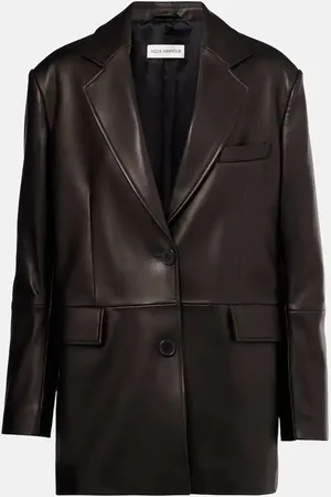 Nour Hammour Blazer Cass aus Leder