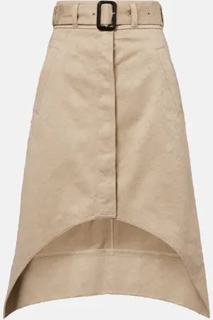 Givenchy Midirock Monogram 72 aus Baumwoll-Twill